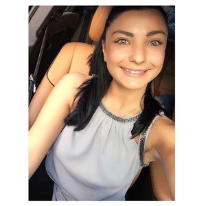 Express Beaded Neck Blouse